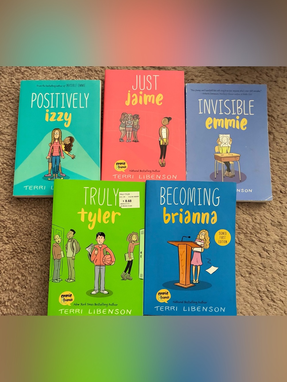 Emmie & Friends Graphic Novels Lot of Five Books by Terri Libenson